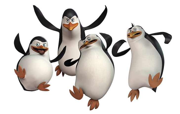 Кино, Пингвины Мадагаскара, Мадагаскар (Кино), Никелодеон, Пингвин, HD обои