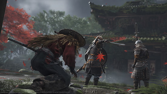 4K, E3 2018, Ghost of Tsushima, immagine dello schermo, Sfondo HD HD wallpaper