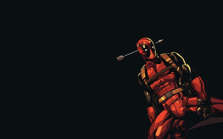 Deadpool arte vectorial, Deadpool, arte cómico, Fondo de pantalla HD