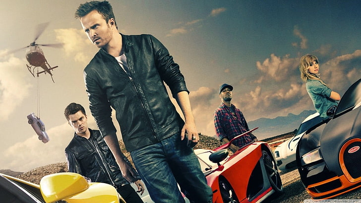 butuhkan untuk kecepatan kertas dinding film paling dicari, Need for Speed ​​(film), Aaron Paul, mobil, Wallpaper HD