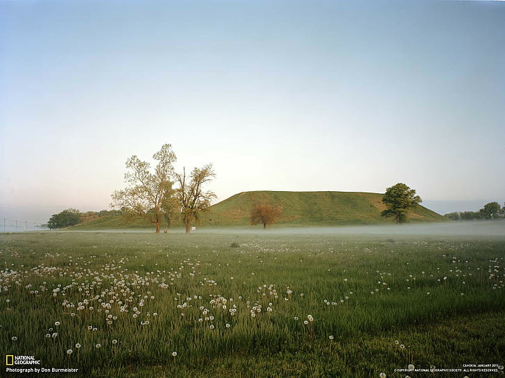 National Geographic, krajobraz, formacja skalna, mniszek lekarski, Illinois, Tapety HD