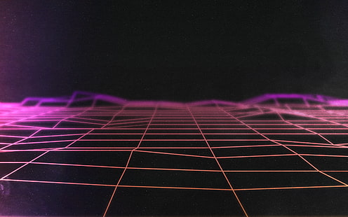 蒸気波、レトロなスタイル、1980年代、 HDデスクトップの壁紙 HD wallpaper
