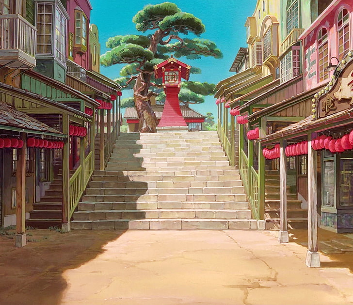 Studio Ghibli, anime, Spirited Away, Tapety HD