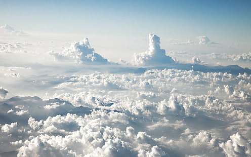 Cennet bulutlar, gökyüzü, bulutlar, cennet, HD masaüstü duvar kağıdı HD wallpaper