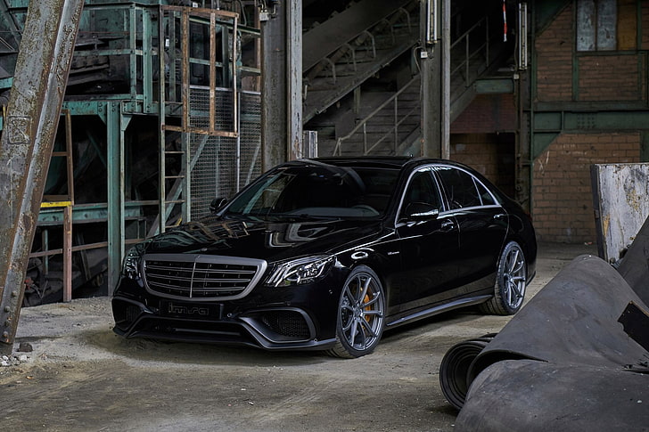 Mercedes-Benz, Mercedes-Benz S-Class, Black Car, Car, Luxury Car, Vehículo, Fondo de pantalla HD