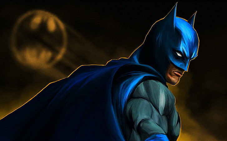 Fond d'écran Batman, Batman, bandes dessinées, DC Comics, super-héros, concept art, Fond d'écran HD