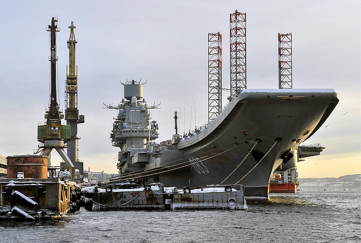 cruiser, aircraft carrier, Admiral Kuznetsov, HD wallpaper