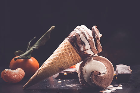 food, ice cream, HD wallpaper HD wallpaper