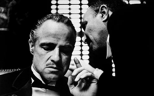 Marlon Brando, movies, The Godfather, Vito Corleone, HD wallpaper HD wallpaper
