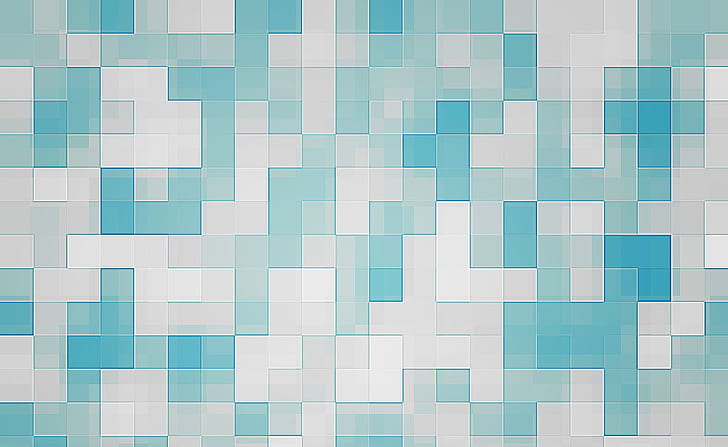 Turquoise Mosaic, Aero, Patterns, Turquoise, Mosaic, HD wallpaper