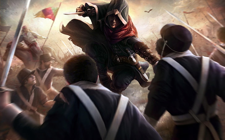 Fond d'écran numérique Assassin's Creed, Assassin's Creed, jeux vidéo, Fond d'écran HD