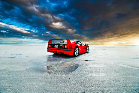 F40, Ferrari, 4k, 8k, HD, Tapety HD HD wallpaper