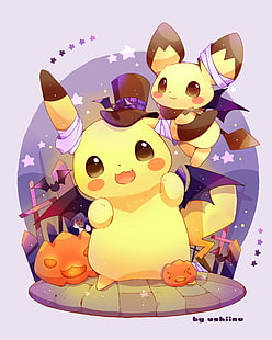 pikachu, pokemon, smiling, cute, Anime, HD wallpaper HD wallpaper
