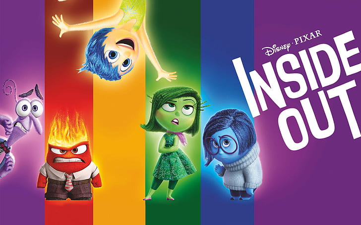 ภาพยนตร์เรื่อง Inside Out, Anger (Inside Out), Disgust (Inside Out), Fear (Inside Out), Joy (Inside Out), Sadness (Inside Out), วอลล์เปเปอร์ HD