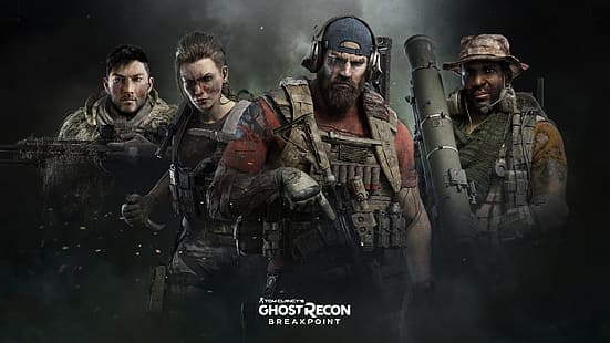 Ghost Recon Breakpoint, Tom Clancy's Ghost Recon Breakpoint, videospelkonst, videospelkaraktärer, Ghost Recon, Tom Clancy's, Ubisoft, HD tapet HD wallpaper