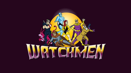 Watchmen, Doctor Manhattan, Nite Owl, Owlman (DC Comics), Ozymandias (Watchmen), Rorschach, Silk Spectre, Sfondo HD HD wallpaper