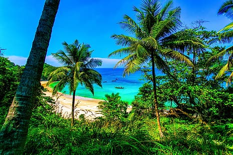 Thailand, Phuket, Krabi, Kepulauan Similan, Wallpaper HD HD wallpaper