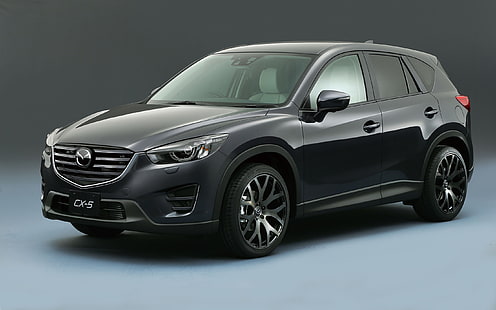 Mazda SUV สีดำ, Concept, Mazda, 2015, CX-5, วอลล์เปเปอร์ HD HD wallpaper