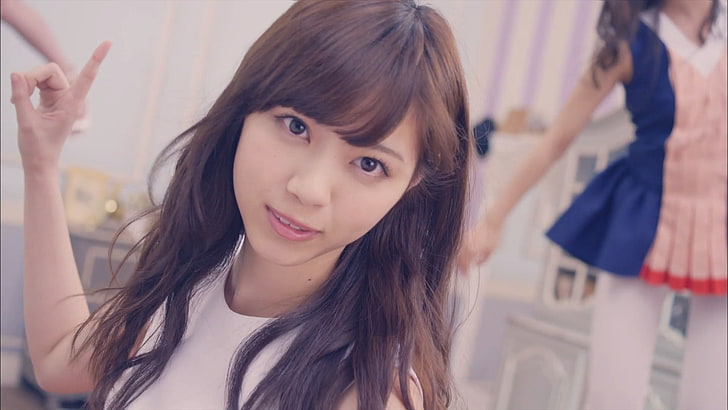 Nogizaka46, Asia, wanita, rambut pirang, Wallpaper HD