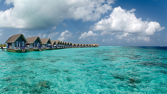Остров Какао Тропика Малдиви Индийски океанарабски морски Destop Hd Тапет 3840 × 2160, HD тапет HD wallpaper