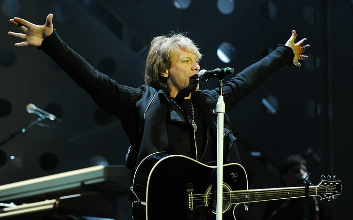 Bon Jovi Live Concert, singer, music, HD wallpaper