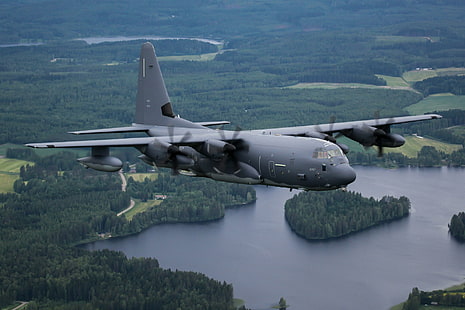 Aviones de transporte militar, Lockheed C-130 Hercules, Aviones, Aviones de transporte, Aviones de guerra, Fondo de pantalla HD HD wallpaper
