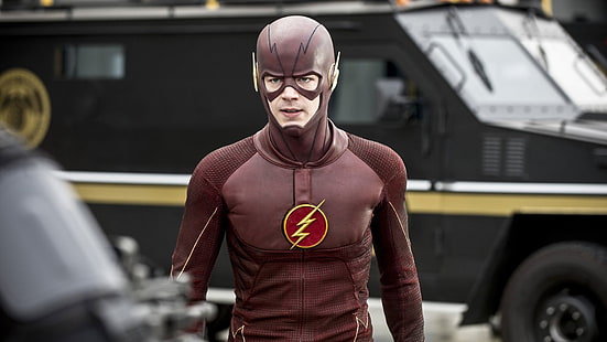 Programa de televisión, The Flash (2014), Barry Allen, Flash, Grant Gustin, Fondo de pantalla HD HD wallpaper