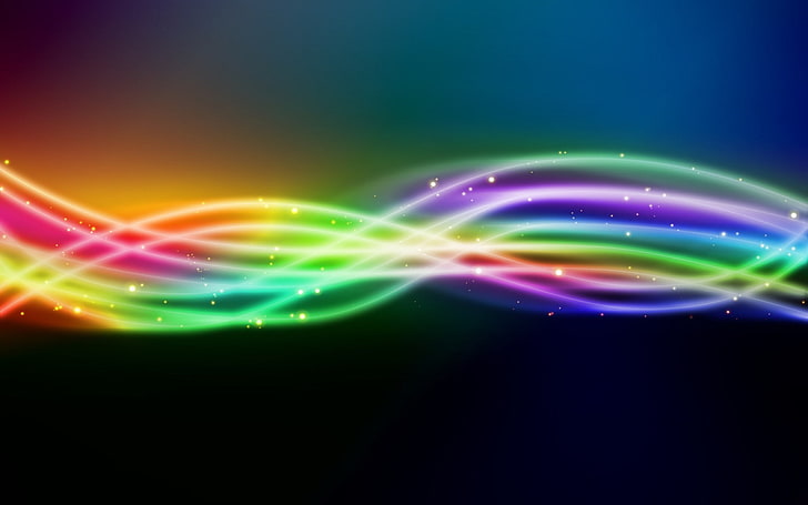 streaks, colorful, abstract, sparkles, HD wallpaper