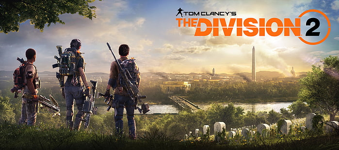 E3 2018, poster, 7K, Tom Clancys The Division 2, Sfondo HD HD wallpaper