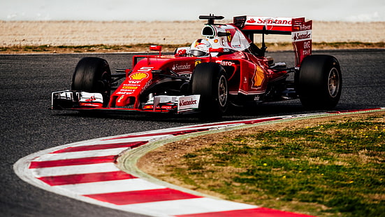Sebastian Vettel, Formel 1, F1, Ferrari, Ferrari F1, Vettel Ferrari, Sport, HD-Hintergrundbild HD wallpaper