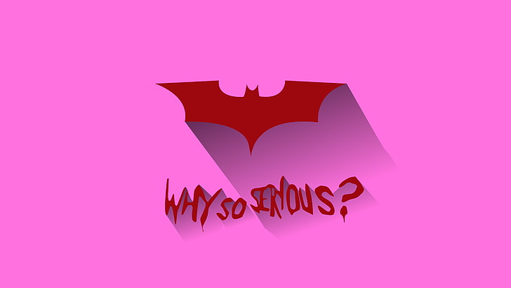 Batman Logo Why So Serious, HD wallpaper