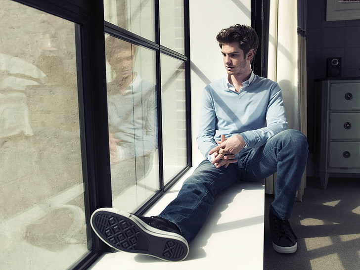 Andrew Garfield, Most Popular Celebs in 2015, The Social Network, Silence, The Amazing Spider-Man, actor, HD wallpaper
