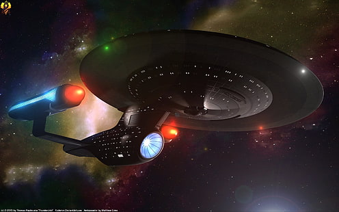 Star Trek, Star Trek: The Next Generation, Enterprise (Star Trek), Futuristic, Starship, HD tapet HD wallpaper