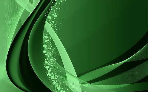Зеленый HD, абстрактный, зеленый, HD обои HD wallpaper