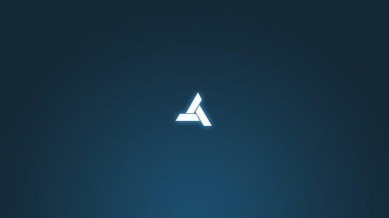 Ilustración del logotipo del triángulo blanco, Assassin's Creed, Abstergo, Abstergo Industries, Animus, videojuegos, minimalismo, Fondo de pantalla HD HD wallpaper