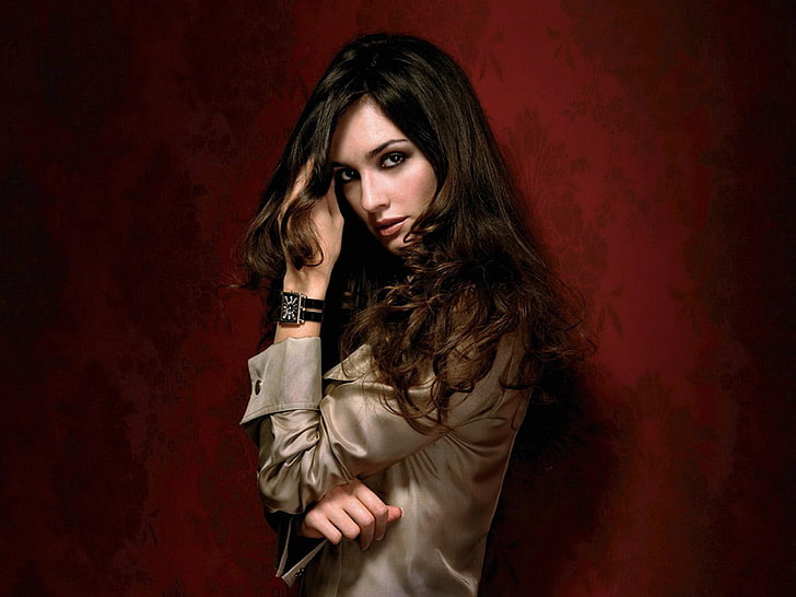Paz Vega, women's gray dress shirt, Female celebrities, Paz Vega, actress, model, spanish, paz, vega, HD wallpaper