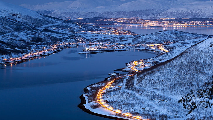 Tromso Norway River-Nature HD Wallpaper, HD wallpaper