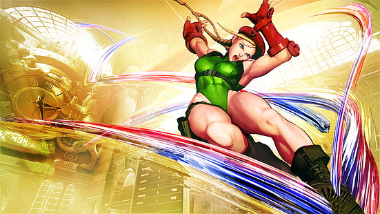 Street Fighter V, Камми, HD обои HD wallpaper