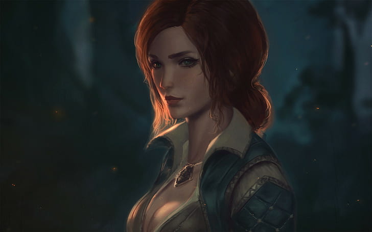 The Witcher, witch, redhead, Triss Merigold, The Witcher 3: Wild Hunt, HD wallpaper