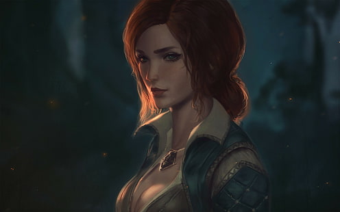 The Witcher, witch, redhead, Triss Merigold, The Witcher 3: Wild Hunt, HD wallpaper HD wallpaper