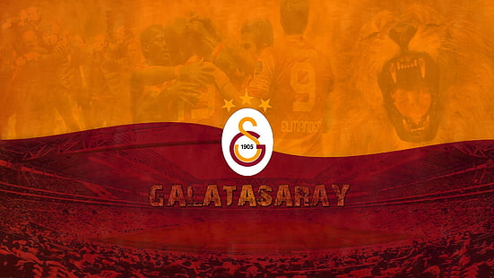 Logo Galatasaray, Galatasaray S.K., sport, squadre di calcio, calcio, Sfondo HD HD wallpaper