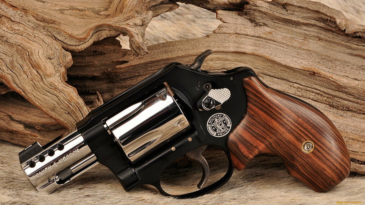 Armi, Smith & Wesson 357 Magnum Revolver, 357 Magnum, Arma, Sfondo HD