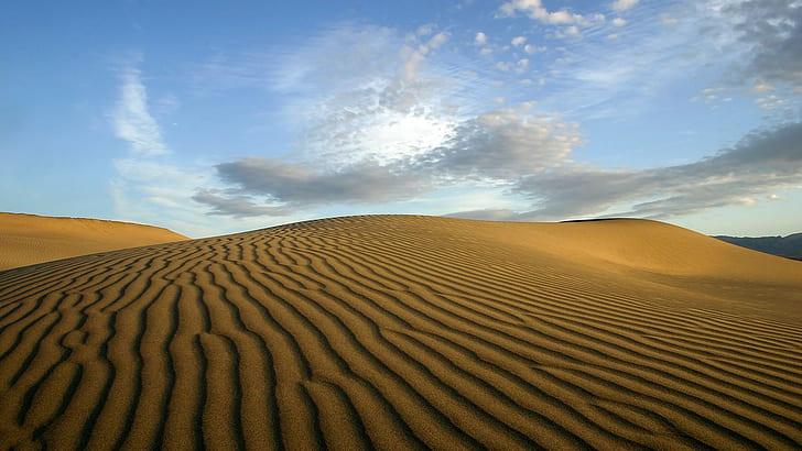 landscape, desert, sand, dunes, dune, HD wallpaper