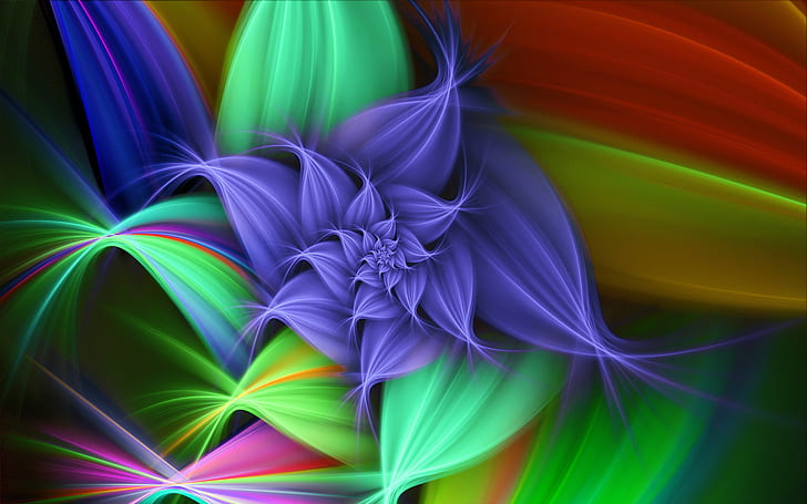 Flower graphics abstract, Flower, Graphics, Abstract, HD wallpaper
