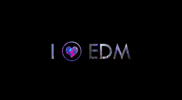 I LOVE EDM, I Love EDM wallpaper, Music, Fond d'écran HD