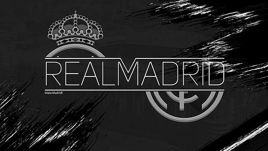 Fotboll, Real Madrid C.F., emblem, logotyp, HD tapet HD wallpaper