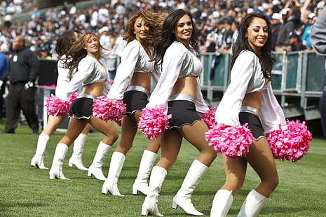 Cheerleader, Fußball, NFL, Oakland, Raiders, HD-Hintergrundbild HD wallpaper