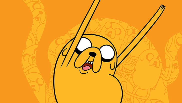 карикатура, Adventure Time, мультфильм, собака Джейк, HD обои