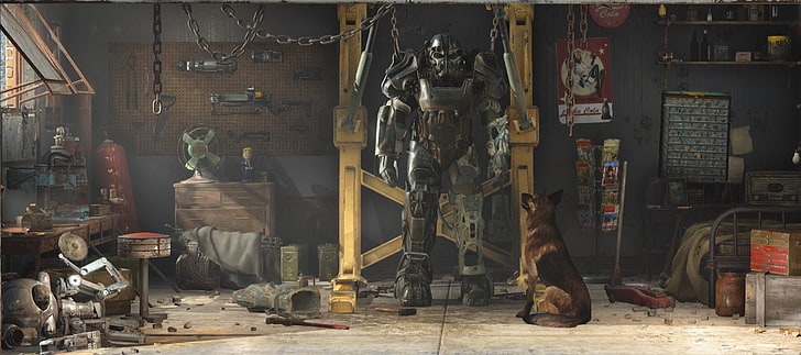 Dogmeat, Fallout, Fallout 4, Wallpaper HD
