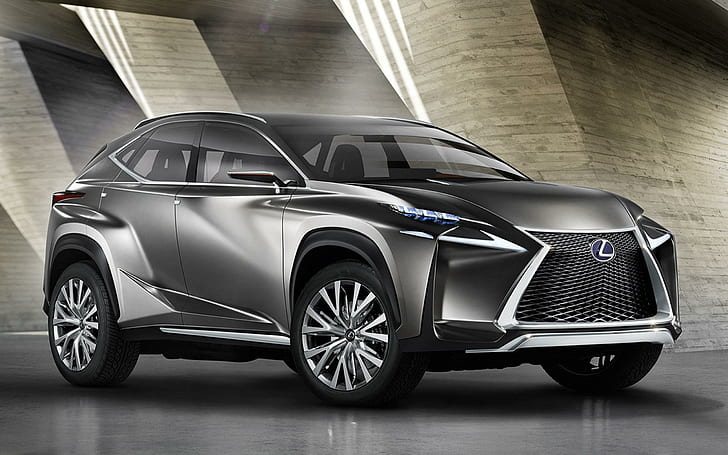 Lexus LF NX Concept, 블랙 렉서스 3 도어 해치백, 컨셉, 렉서스, 자동차, HD 배경 화면